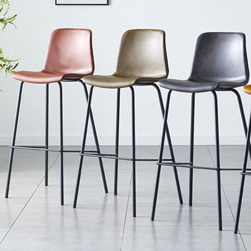 Nordic Style Bar Stool Metal Counter Bar Stool for Restaurant Clearhalo 'Bar Furniture' 'Bar Stools' 'bar_stools' 'furn' 'furn_bar_stools' 'Furniture' 'furniture_bar_stools' 'Kitchen & Dining Furniture' 1200x1200_c247948c-22c0-42fe-b78f-fea85d6e54da