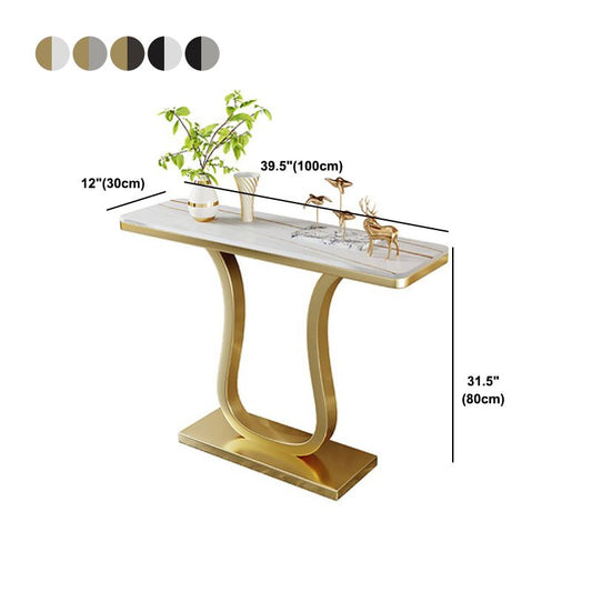 Tavolo da coprone da 31,5 "H con tavolo console di base per piedistallo per il corridoio
