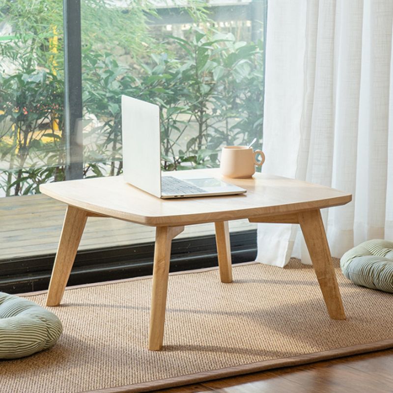 Solid Wood 4 Legs Coffee Table Modern 11.8" H Cocktail Table Clearhalo 'Coffee & Accent Tables' 'Coffee Tables' 'coffee_tables' 'furn' 'furn_coffee_tables' 'Furniture' 'Living Room Furniture' 1200x1200_c249958a-4797-4978-8f9b-d4f1fc68812d