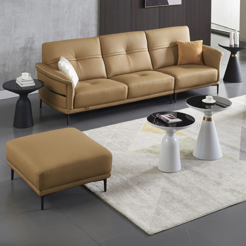 Dia 19,69 "tavolo di fascia alta in vetro nero rotondo tavolino cono moderno