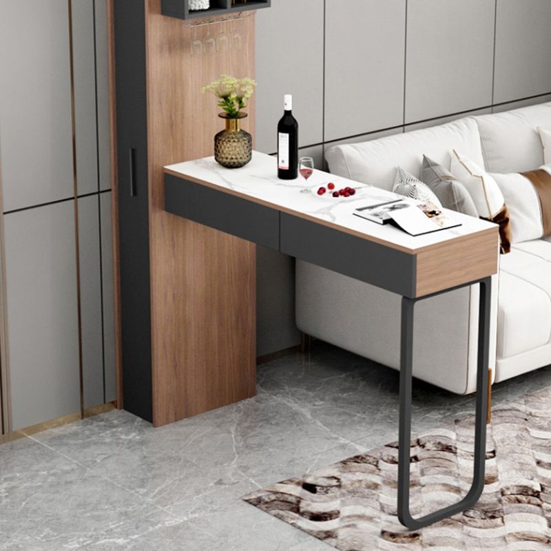 Tavolo da pranzo di rettangolo di pietra in pietra moderna per soggiorno