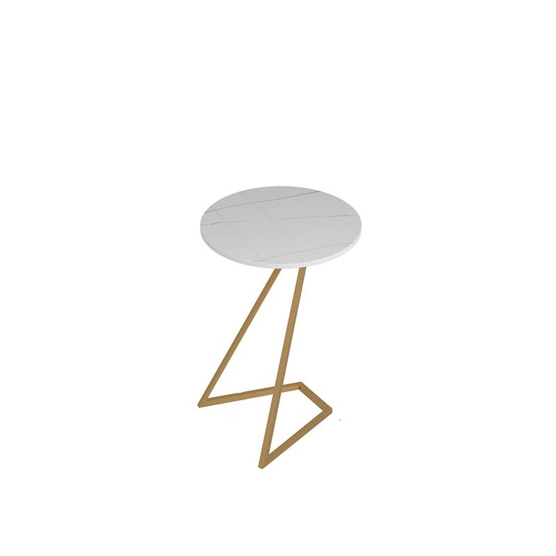 Contemporary Frame End Table Round Side End Table for Living Room Clearhalo 'Coffee & Accent Tables' 'End & Side Tables' 'end_side_tables' 'furn' 'furn_end_side_tables' 'Furniture' 'Living Room Furniture' 1200x1200_c249fc21-2e8b-4cf9-a67e-7a4b7fa83702