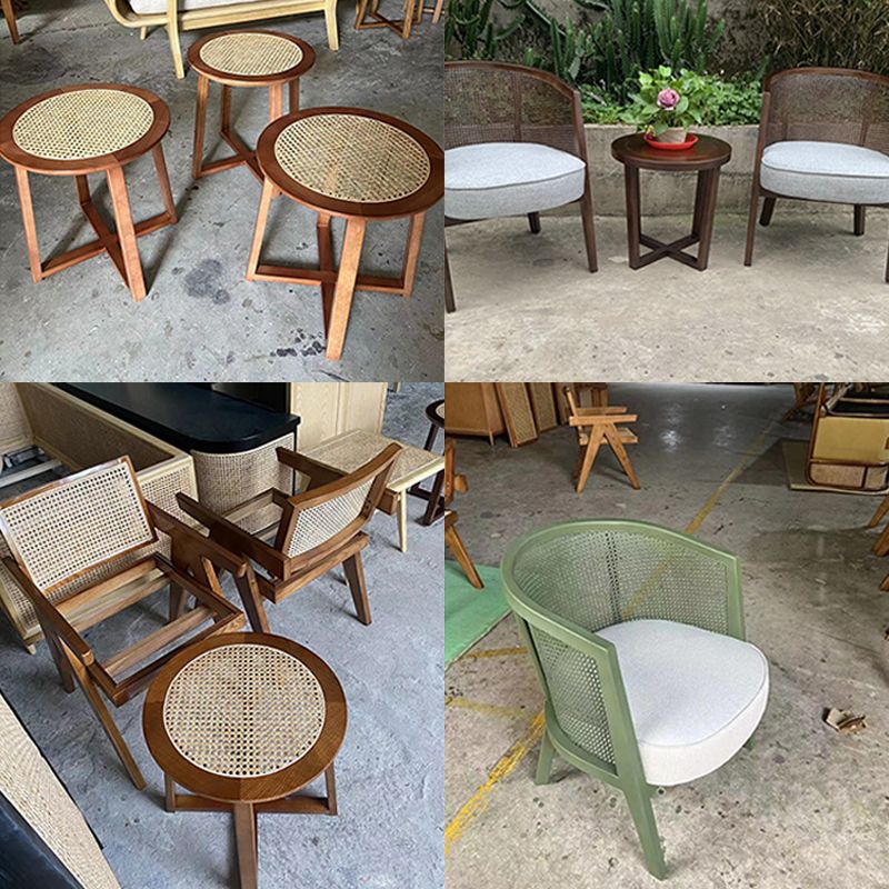 Traditionele armstoel Wood Windsor Rug -eetkamerstoel voor thuis