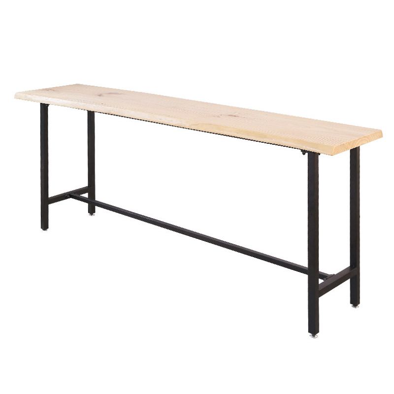 Industrielles 1/2/9-teiliges Bartisch-Set aus Holz, rechteckiger Bartisch mit hohen Hockern