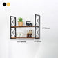 Industrial Style Wooden Bookshelf Wall Mounted Shelf Bookcase Clearhalo 'Bookcases' 'furn' 'furn_bookcases' 'Furniture' 'furniture_bookcases' 'kitchen' 'kitchen_bookcases' 'Living Room Furniture' 'Office Furniture' 1200x1200_c24c161c-6f18-4903-89b3-f14b5b4614c3