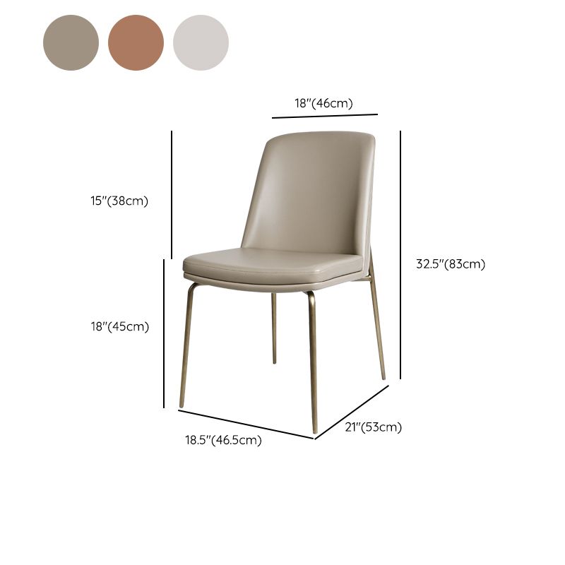Upholstered Armless Dining Chairs Modern Indoor-Outdoor Chair Clearhalo 'Dining Chairs' 'Dining Tables & Seating' 'dining_chair' 'furn' 'furn_dining_chair' 'Furniture' 'Kitchen & Dining Furniture' 1200x1200_c24c813d-2f99-4feb-b174-7fc7f04fbf32