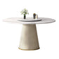 Modern Dinning Table with White Marble Round Dining Table for Kitchen Clearhalo 'Dining Tables & Seating' 'Dining Tables' 'dining_table' 'furn' 'furn_dining_table' 'Furniture' 'Kitchen & Dining Furniture' 1200x1200_c24ccc1e-4016-4219-b7d5-1030d6dc0bbd