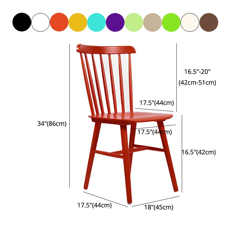 Glam Rubberwood Dining Room Chair Slat Back Side Chair (Set of 2) Clearhalo 'Dining Chairs' 'Dining Tables & Seating' 'dining_chair' 'furn' 'furn_dining_chair' 'Furniture' 'furniture_dining_chair' 'Kitchen & Dining Furniture' 1200x1200_c24e19a3-8764-4eda-841f-9e1b880adb55