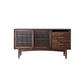 Nordic Style Storage Solid Wood Sideboard Cabinet with Glass Doors Clearhalo 'buffet_sideboard' 'Buffets & Sideboards' 'furn' 'furn_buffet_sideboard' 'Furniture' 'Kitchen & Dining Furniture' 1200x1200_c252780b-4a85-4674-b64f-b3c27820765d