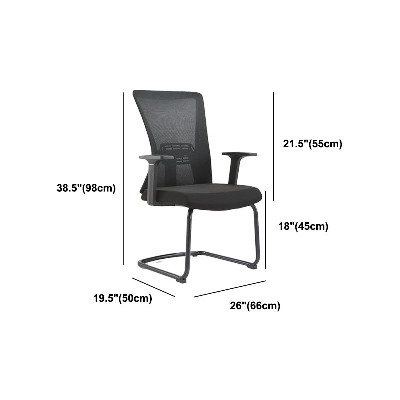 Ergonomic Mesh Desk Chair Home Office Fixed Arms Office Chair Clearhalo 'furn' 'furn_office_chair' 'Furniture' 'furniture_office_chair' 'Office Chairs' 'Office Furniture' 'office_chair' 1200x1200_c2539b35-6263-4e0c-8c73-648241f72065
