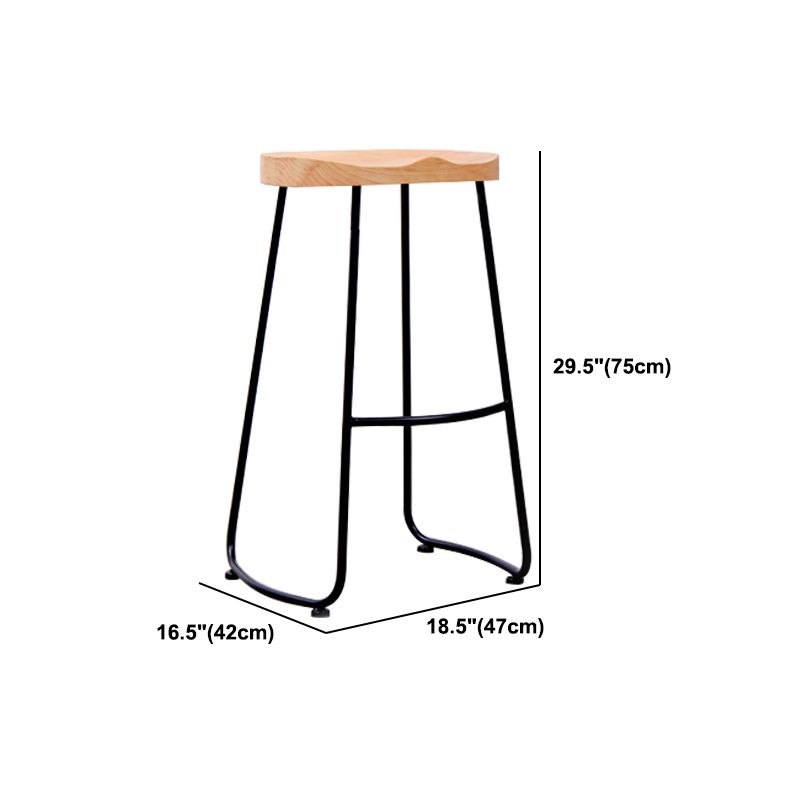 Ensemble de Table de pub rectangulaire luxueuse, 1/2 pièces, comptoir en bois avec tabourets sans dossier