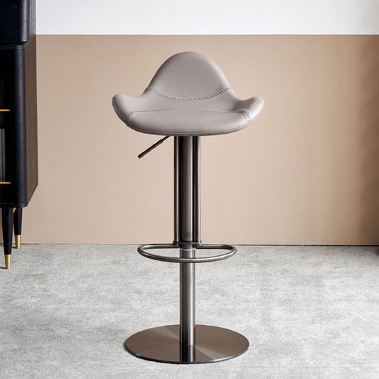 Industrial Adjustable Bar Stool Leather Backrest Counter Stool for Bristol Clearhalo 'Bar Furniture' 'Bar Stools' 'bar_stools' 'furn' 'furn_bar_stools' 'Furniture' 'Kitchen & Dining Furniture' 1200x1200_c2551e2a-a2d0-4462-b6e8-6932019b8ec2