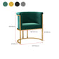 Parsons Velvet Arm Chair Velvet Gold Base Dining Chair for Dining Room Clearhalo 'Dining Chairs' 'Dining Tables & Seating' 'dining_chair' 'furn' 'furn_dining_chair' 'Furniture' 'Kitchen & Dining Furniture' 1200x1200_c256643b-937a-4fda-9d14-12a01d340ecb