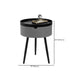 Mesa de mesa de 3 patas Conjunto de mesa de estilo contemporánea Top Table con almacenamiento con almacenamiento