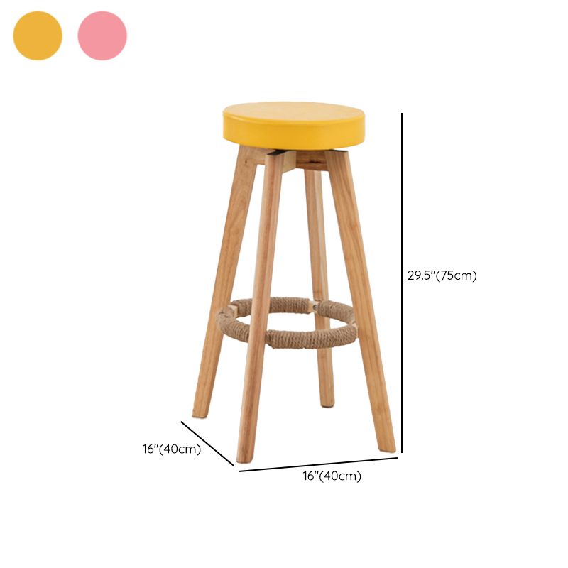 Tavolo da bancone moderno rotondo in legno Set tavolo da bar da 1/3 pezzi per bar