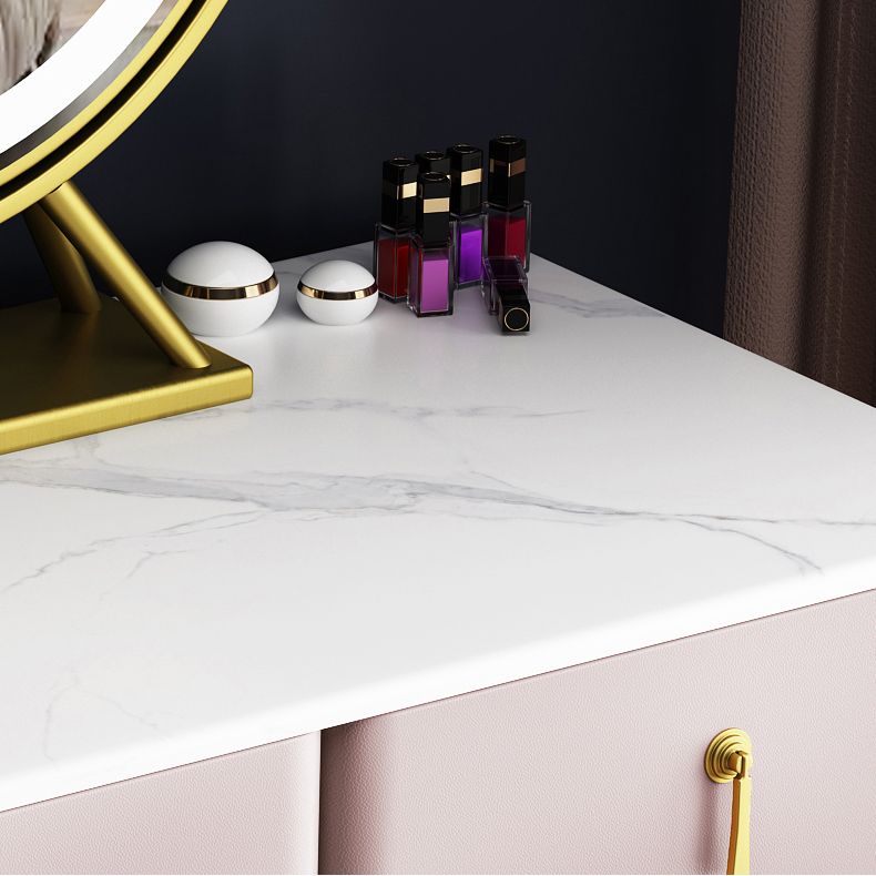 Zeitgenössisches Make-up Eitelkeit Massivholz 4 Schubladen Eitelkeitsverkederstisch