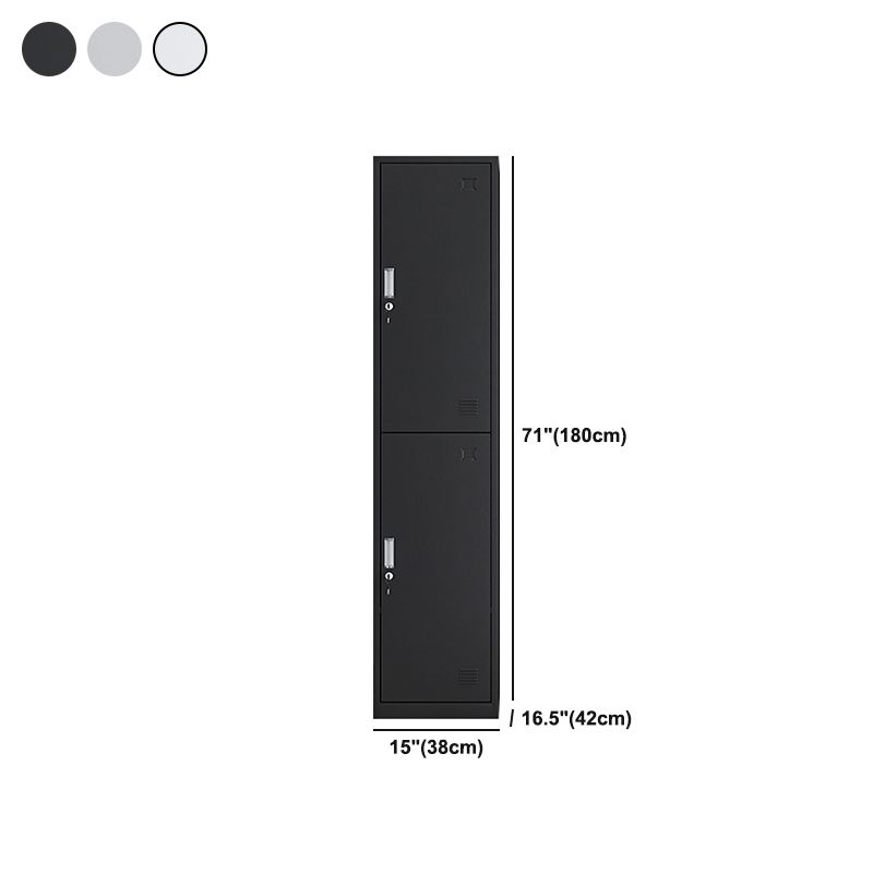 Eigentijdse metalen garderobe kast scharnierende garderobe armoire voor thuis