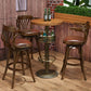 Industrial Solid Wood Bar Table Set 1/3/4/5 Pieces Counter Table with High Stools Clearhalo 'Bar Furniture' 'furn' 'furn_home_bar_bar_sets' 'Furniture' 'Home Bars & Bar Sets' 'home_bar_bar_sets' 'Kitchen & Dining Furniture' 1200x1200_c25efbc5-63cd-4e00-8a1b-9016e8ea6be4
