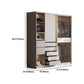 Modern Style Wardrobe Wooden Wardrobe Closet with Sliding Door