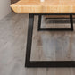 Solid Wood Top Dining Table Industrial Rectangle Table with Sled Base Clearhalo ' dining_table' 'Dining Tables & Seating' 'Dining Tables' 'furn' 'furn_dining_table' 'Furniture' 'furniture_dining_table' 'Kitchen & Dining Furniture' 'kitchen&dining_furn' 'kitchen' 'kitchen_dining_table' 1200x1200_c262aa42-c14e-43b7-85e3-cbf5c87a7c3a