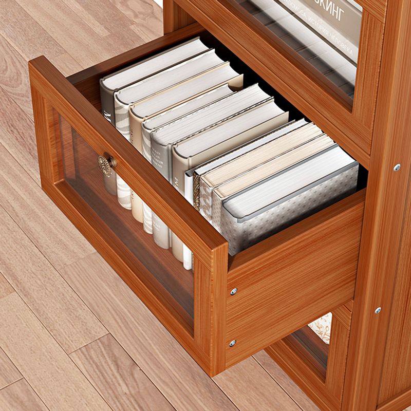 Modern Rectangle Accent Cabinet Glass Scratch Resistant Storage Cabinet Clearhalo 'Cabinets & Chests' 'cabinets_chests' 'furn' 'furn_cabinets_chests' 'Furniture' 'Living Room Furniture' 1200x1200_c263b6d6-396d-4f2c-ba4e-2fe3a0daebb0