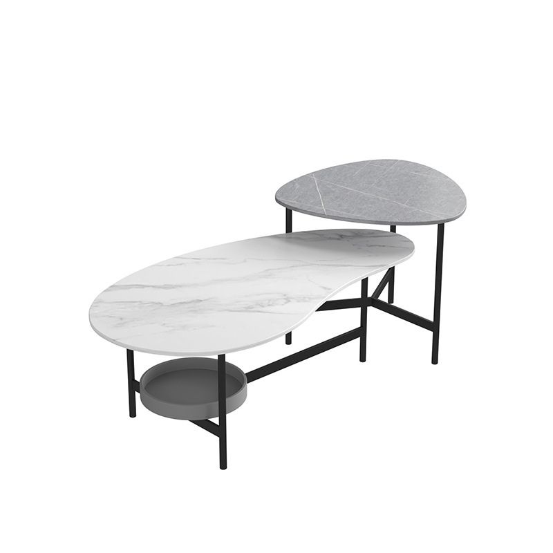 Table de cocktail contemporaine Table de cocktail basse en fausse pierre