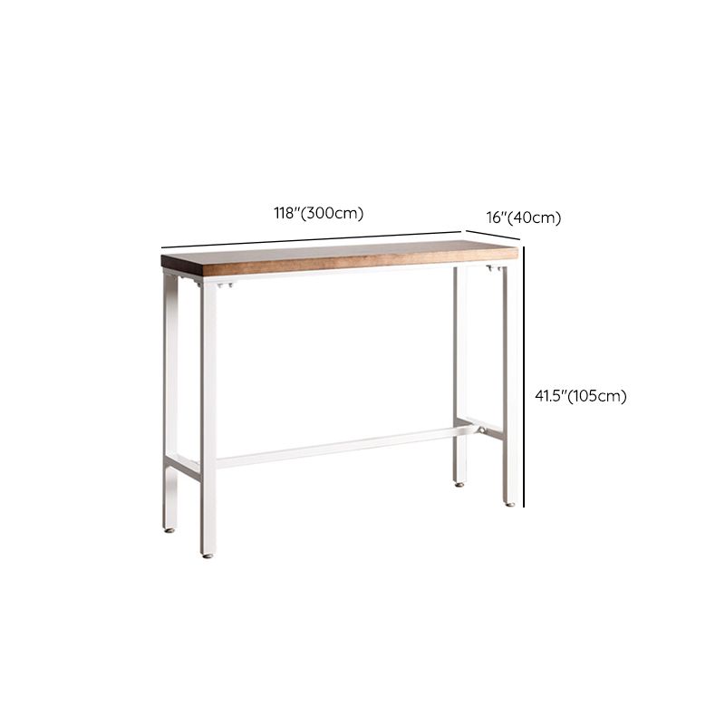 1/3 pezzi tavolo da pub in legno massiccio in stile moderno con sgabelli alti