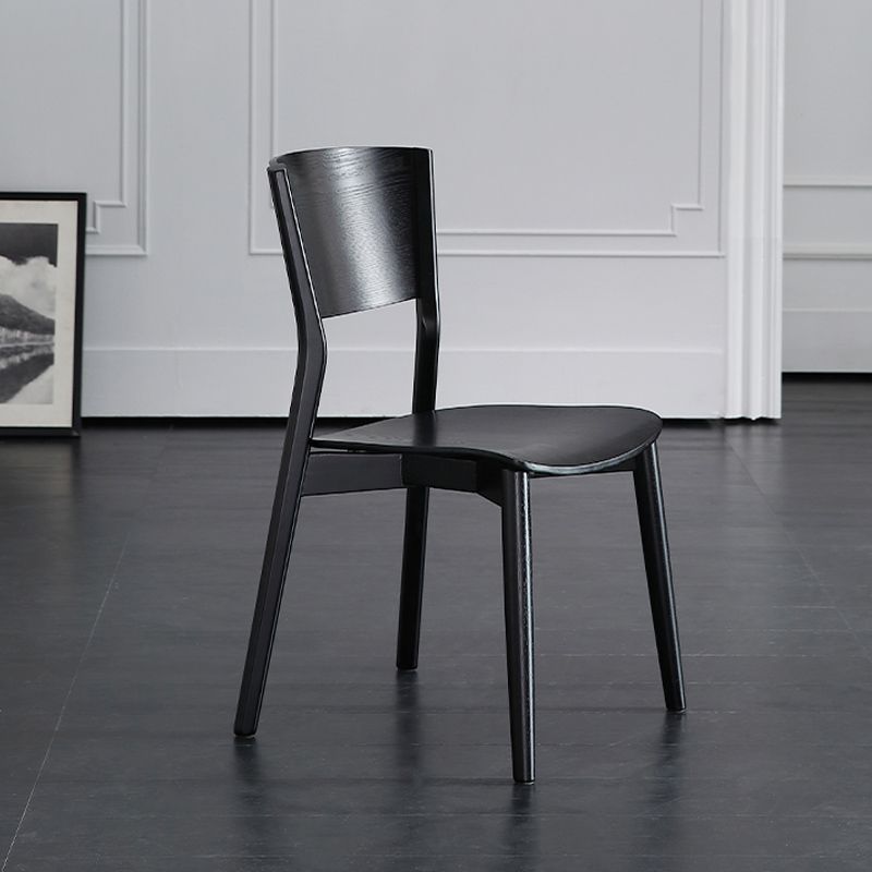 Modern Kitchen Wooden Dining Chair Open Back Dining Side Armless Chair Clearhalo ' kitchen&dining_furn' 'Dining Chairs' 'Dining Tables & Seating' 'dining_chair' 'furn' 'furn_dining_chair' 'Furniture' 'furniture_dining_chair' 'Kitchen & Dining Furniture' 'kitchen' 1200x1200_c26f0853-1452-47c2-bab3-fed77b4dfaef