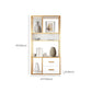 Glam Shelf Bookcase Metal Open Back Bookshelf for Study Room Clearhalo 'Bookcases' 'furn' 'furn_bookcases' 'Furniture' 'Office Furniture' 1200x1200_c2703722-ca5b-4055-8a28-6b0854c920ee