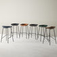 Scandinavian Metal Black Counter Stools Bucket Seat Bar Stools with Footrest Clearhalo 'Bar Furniture' 'Bar Stools' 'bar_stools' 'furn' 'furn_bar_stools' 'furniture_bar_stools' 'Kitchen & Dining Furniture' 'kitchen&dining_furn' 'kitchen' 'kitchen_furn' Furniture' 1200x1200_c2706244-3e17-4724-ac7d-30dd4925937f