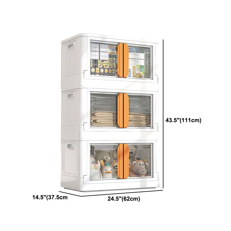 Mobile contemporaneo per armadietto di plastica incernierato