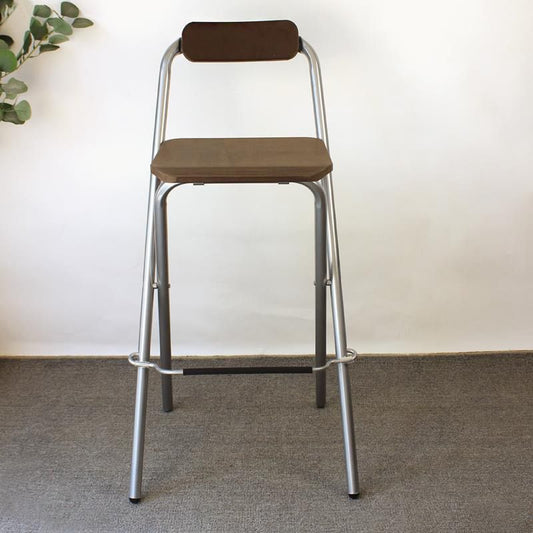 現代的な折りたたみダイニングスツール金属ベースのアームレスバースツール