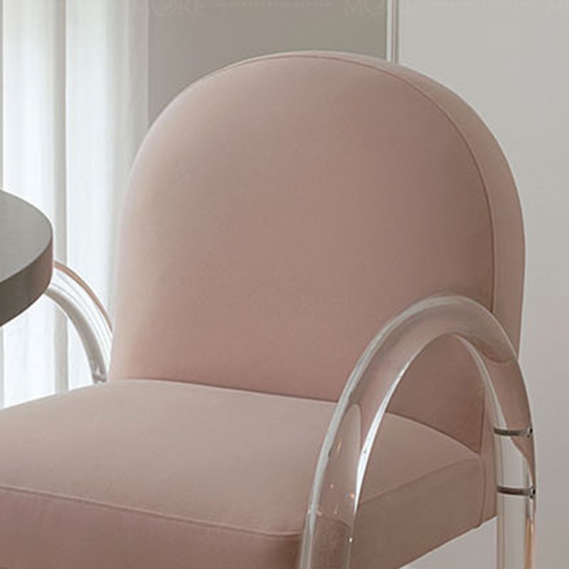 Basique à quatre jambes serrées car dos de couleur de couleur de couleur solide ensemble pour le salon