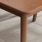 Table à manger rectangulaire en bois massif d'hévéa, pour la cuisine