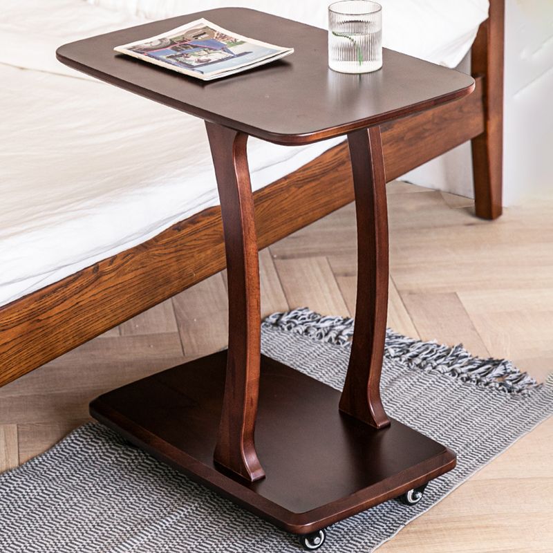 Industrial Brown 23.6" H x 15.7" W x 23.6" D Sofa Side Accent Table Clearhalo 'Coffee & Accent Tables' 'End & Side Tables' 'end_side_table' 'end_side_tables' 'furn' 'furn_end_side_tables' 'Furniture' 'furniture_end_side_table' 'Living Room Furniture' 1200x1200_c273cf03-4d46-41aa-8dda-dad7532b71af