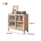 Contemporary Horizontal Standard Bookcase Closed Back Bookshelf with Door Clearhalo 'Bookcases' 'furn' 'furn_bookcases' 'Furniture' 'furniture_bookcases' 'Office Furniture' 1200x1200_c274610d-b1c7-46ba-930a-344d130c89ed