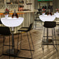 Polyethylene Round Table Industrial Style Bar Lighted Bar Table