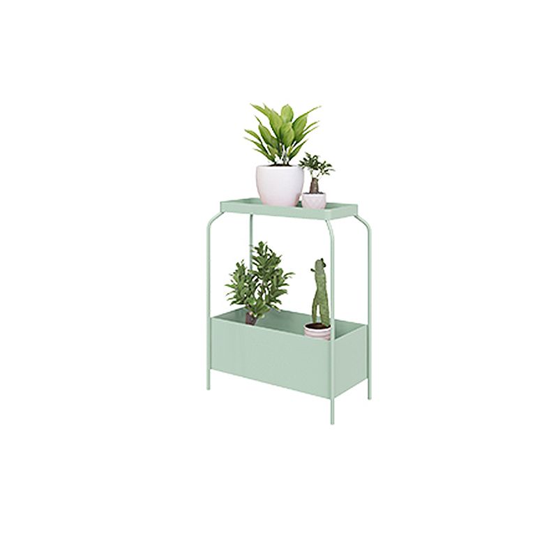 Étagère en métal de nuit de rangement ouvert moderne comprenant une table de nuit de 26 pouces H avec des jambes