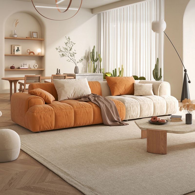 25.6 "H divano scandinavo sezionale a forma di forma a forma di livello