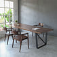 Industrial Solid Wood Dining Table Set 1/2/4 Pisces Dinette Set in Natural Clearhalo 'Dining Room Sets' 'Dining Tables & Seating' 'dining_room_set' 'furn' 'furn_dining_room_set' 'Furniture' 'Kitchen & Dining Furniture' 1200x1200_c27a6afb-83dc-4a67-a70e-0b4903784859