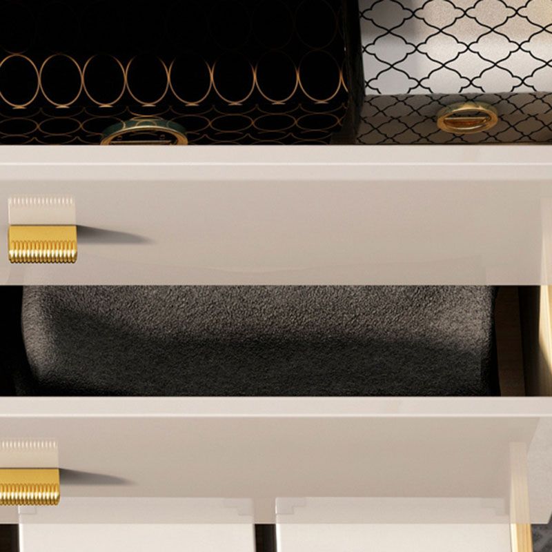 Stone Glam Chest Slaapkamer opbergkist in wit met laden