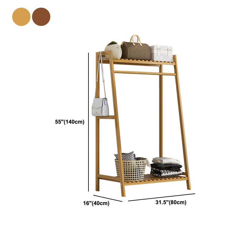 Modern Coat Rack Wooden Storage Shelf Coat Hanger Entryway Kit Clearhalo 'Entry & Mudroom Furniture' 'furn' 'furn_hall_tree_coat_racks' 'Furniture' 'Hall Trees & Coat Racks' 'hall_tree_coat_racks' 1200x1200_c27fd046-6e8d-4d3e-9526-36bd02d0ac07