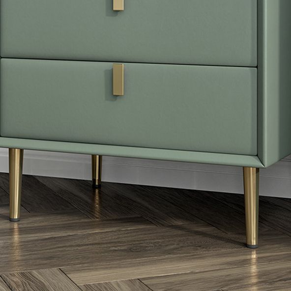 Cama de madera sólida Cabinete de noche de la cama glamorosa con 2-Drawer