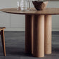 Round Simplicity Style Dining Table Fixed Table with Solid Wood Clearhalo 'Dining Tables & Seating' 'Dining Tables' 'dining_table' 'furn' 'furn_dining_table' 'Furniture' 'furniture_dining_table' 'Kitchen & Dining Furniture' 'kitchen' 'kitchen_dining_table' 1200x1200_c2816d7f-59f2-44a0-96c9-75028acc8e5a