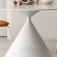 Contemporary Round Dining Table Sintered Stone Table with Metal Leg for Home Use Clearhalo 'Dining Tables & Seating' 'Dining Tables' 'dining_table' 'furn' 'furn_dining_table' 'Furniture' 'Kitchen & Dining Furniture' 1200x1200_c285fde8-fc64-45e7-8931-f4a6d2a4b885