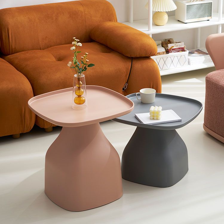 Tavolo laterale dell'accento quadrato piedistallo tavolo da snack laterale superiore