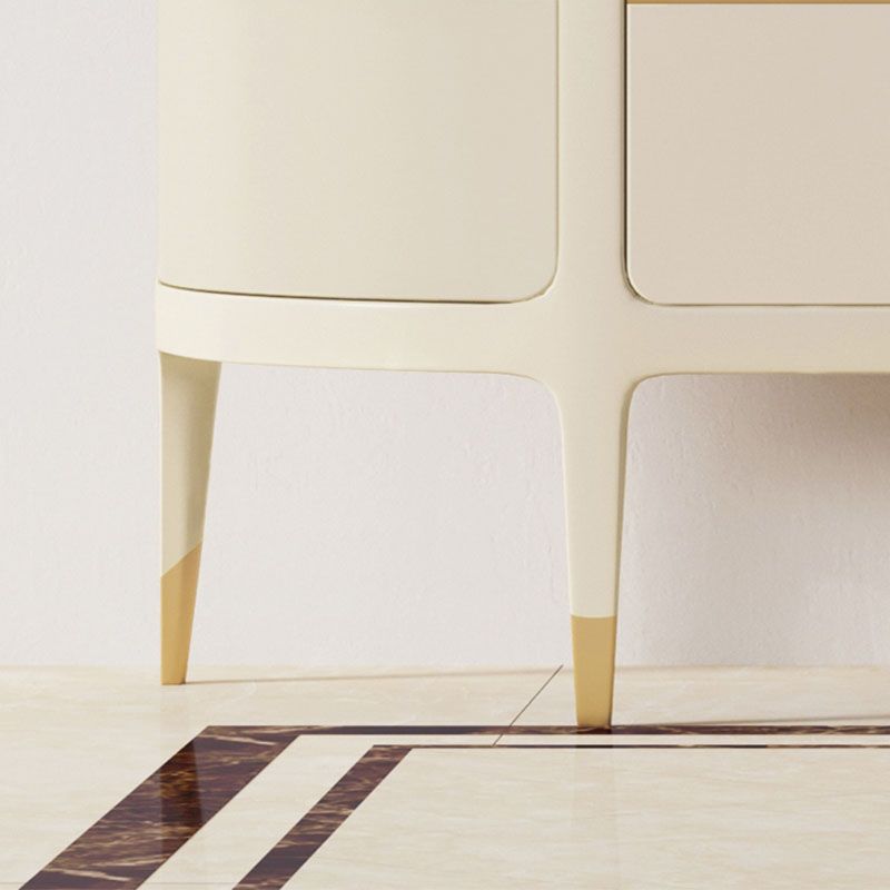 Tavolo da tavolo a buffet moderno tavolo in legno massiccio con porte per sala da pranzo