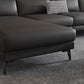 Modern 4-Seater Sectional with Adjustable Head Pillow and Pillow Top Arms