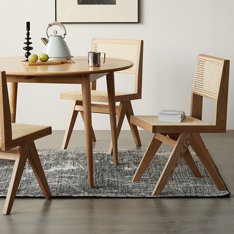 Armless Dining Chairs Modern Solid Wood Side Chairs for Dining Room Clearhalo 'Dining Chairs' 'Dining Tables & Seating' 'dining_chair' 'furn' 'furn_dining_chair' 'Furniture' 'furniture_dining_chair' 'Kitchen & Dining Furniture' 1200x1200_c28a3fa6-f646-449c-b17c-3f153d109ffe