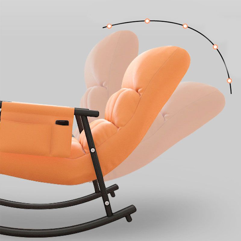 Contemporary Style Sofa Rocking Chair Single Indoor Rocking Chair with Cushion Clearhalo 'Chairs & Seating' 'furn' 'furn_rocking_chairs' 'Furniture' 'Living Room Furniture' 'Rocking Chairs' 'rocking_chairs' 1200x1200_c28a90f8-df51-4e9b-89dd-b85fc561990b